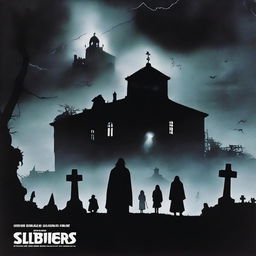 A poster for a 1970s Spanish horror movie titled 'Siluetas'