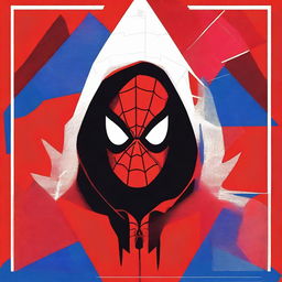 Create a minimalist movie poster for Spider-Man: Across the Spider-Verse