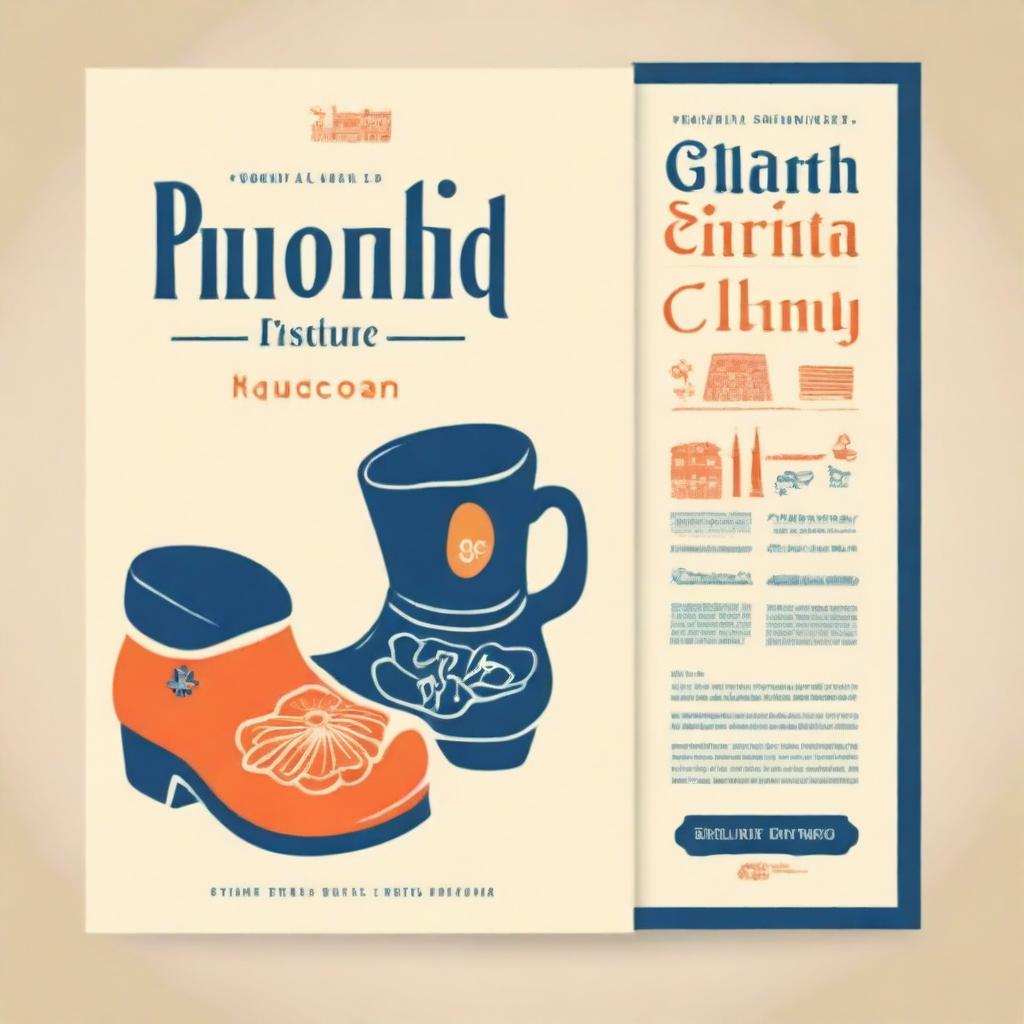 Create a cover for a Dutch grammar book featuring iconic Dutch clogs