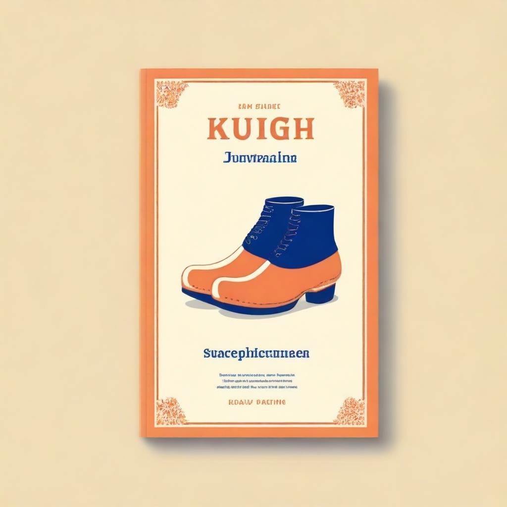 Create a cover for a Dutch grammar book featuring iconic Dutch clogs