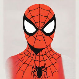 Design a minimalist movie poster for Spider-Man: Across the Spider-Verse