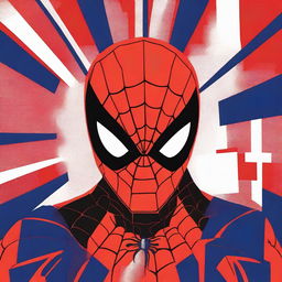 Design a minimalist movie poster for Spider-Man: Across the Spider-Verse