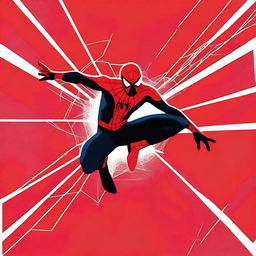 Design a minimalist movie poster for Spider-Man: Across the Spider-Verse