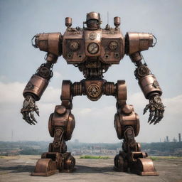 What does Mecha look like in steampunk