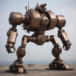 What does Mecha look like in steampunk