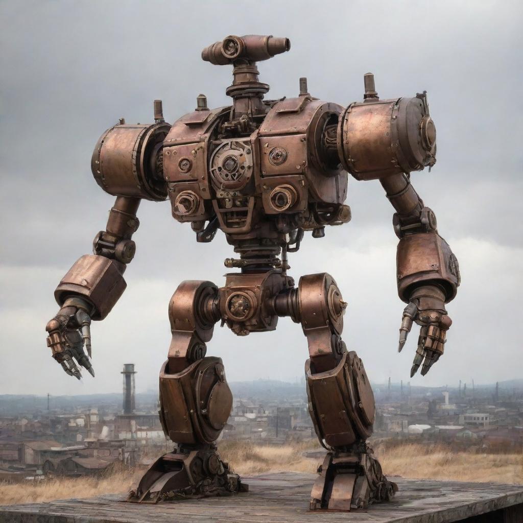 What does Mecha look like in steampunk