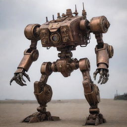 What does Mecha look like in steampunk