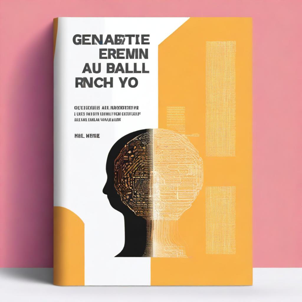 Create a book cover with the title 'Generative AI will make you rich'