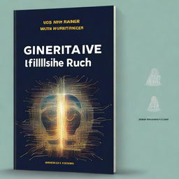 Create a book cover with the title 'Generative AI will make you rich'