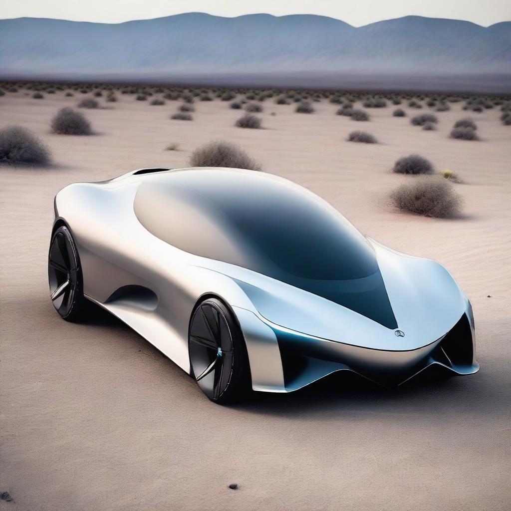 A unique and futuristic car design that nobody has seen before