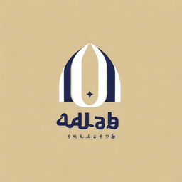 A beautifully designed logo with the text 'اعرف دينك' elegantly written inside