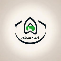 A beautifully designed logo with the text 'اعرف دينك' elegantly written inside