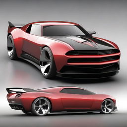 A muscle car designed for the year 2035