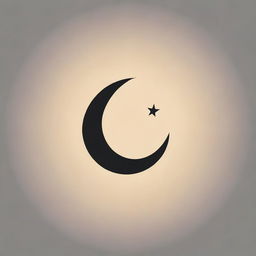 A beautifully designed logo with the text 'اعرف دينك' inside it and featuring a crescent moon symbol