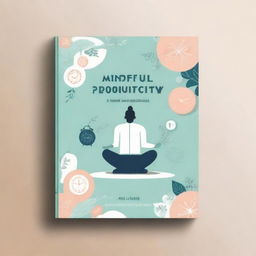 An inspiring book cover featuring the title 'Mindful Productivity: Master Your Time and Achieve Your Goals with Mindfulness and Effective Habits'