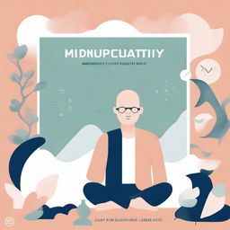 An inspiring book cover featuring the title 'Mindful Productivity: Master Your Time and Achieve Your Goals with Mindfulness and Effective Habits'