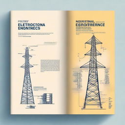 A book cover for a textbook on industrial electrotechnics