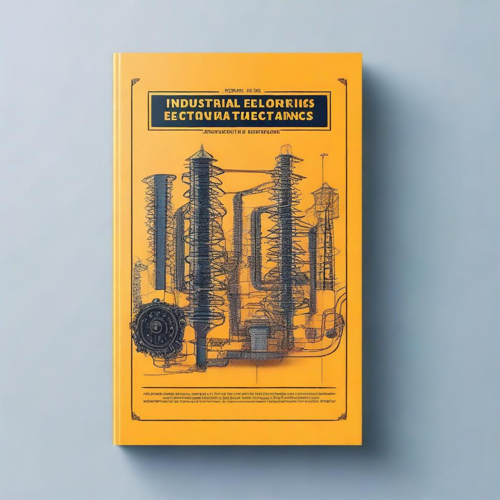 A book cover for a textbook on industrial electrotechnics