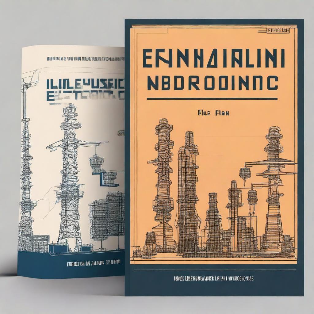 A book cover for a textbook on industrial electrotechnics