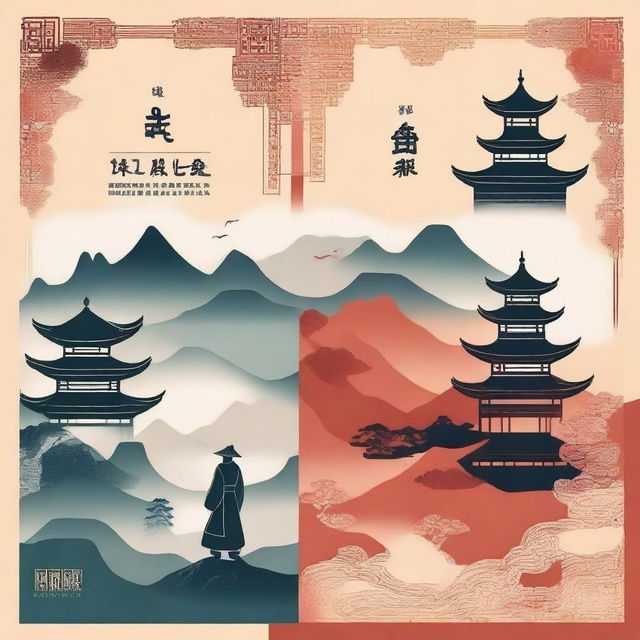 Design a captivating book cover for an inspiring historical novel set in ancient China