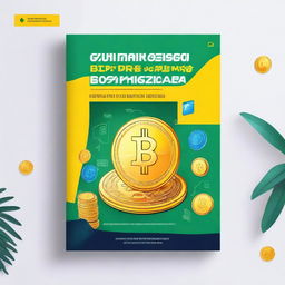 A digital guidebook cover titled 'Guia Digital Prático: Como Operar no Mercado de Criptomoedas em 2024/2025' in Brazilian Portuguese