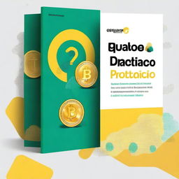 A digital guidebook cover titled 'Guia Digital Prático: Como Operar no Mercado de Criptomoedas em 2024/2025' in Brazilian Portuguese