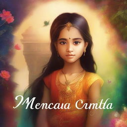 Create a cover for a novel titled 'Mencari Cinta Anak Dewa'