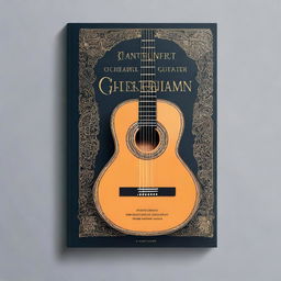 A captivating book cover for a classical guitar guide