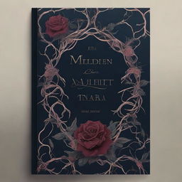 A dark romance book cover featuring twisted veins and flowers with thorns