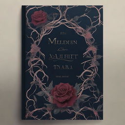 A dark romance book cover featuring twisted veins and flowers with thorns