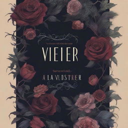 A dark romance book cover featuring twisted veins and flowers with thorns