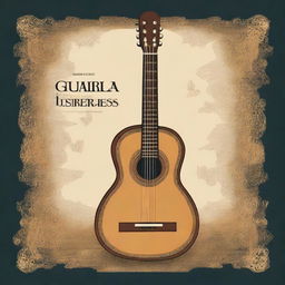 A book cover for a classical guitar book titled 'GUITARRA: Arreglos para guitarra sola' by Isra Prés