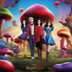 A movie poster for a film called 'Descendants: The Villains Return'