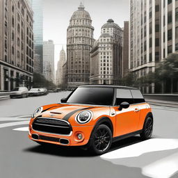 Create a detailed image of a Mini Cooper S