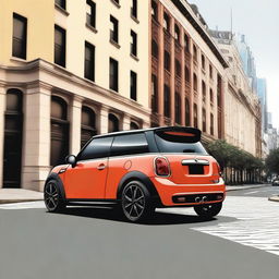 Create a detailed image of a Mini Cooper S