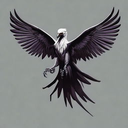 Create an image of a good spy fighter aarakocra humanoid