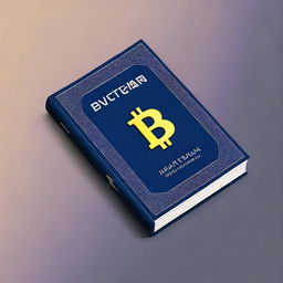 A book cover design for a book about cryptocurrencies