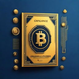 A book cover design for a book about cryptocurrencies