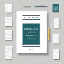 An attractive book cover for a guide on basic technical drawing