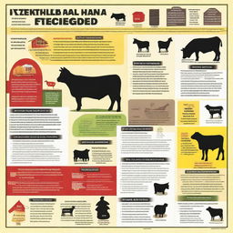 A poster illustrating best practices in livestock farming