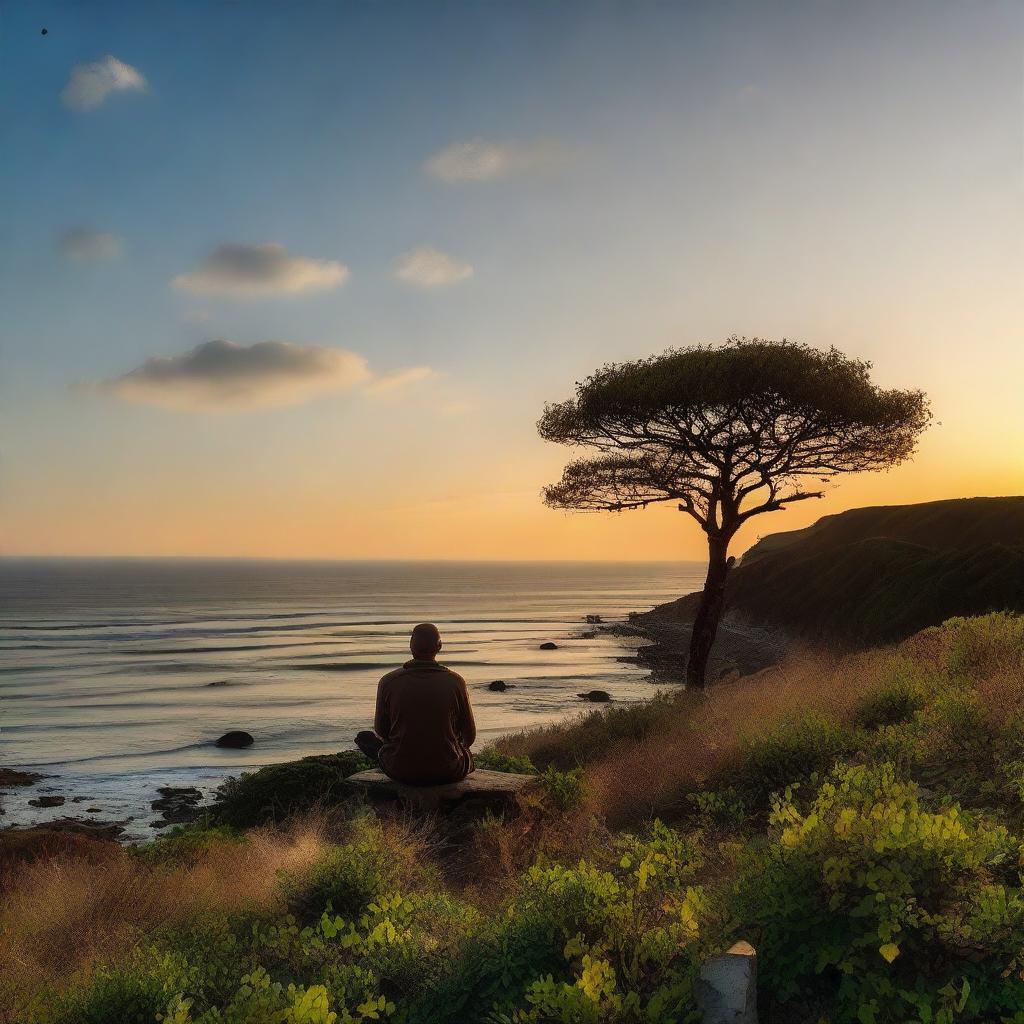 Cena ao amanhecer, com um horizonte vasto e cheio de possibilidades