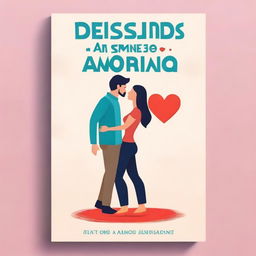 Create an ebook cover featuring a couple with the title: 'Desilusões modernas: quando o amor não é como nos filmes'