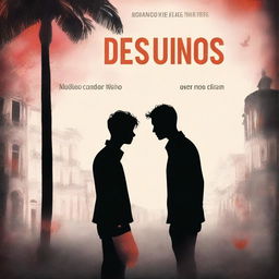 Create an ebook cover featuring a couple with the title: 'Desilusões modernas: quando o amor não é como nos filmes'