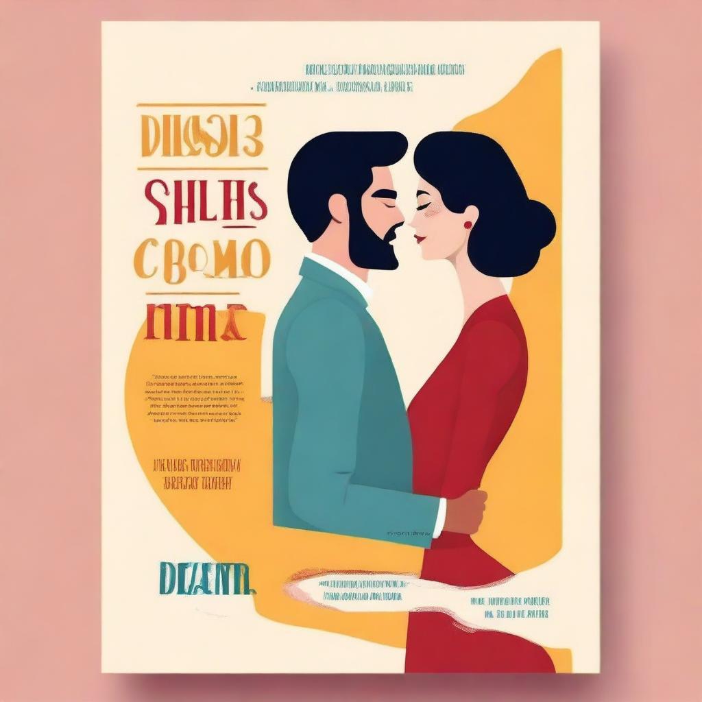 Create a professional and evocative ebook cover featuring a couple that conveys the theme 'Desilusões Modernas: Quando o Amor Não é como nos Filmes'