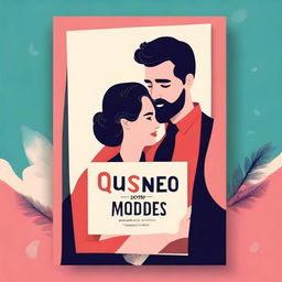 Create a professional and evocative ebook cover featuring a couple that conveys the theme 'Desilusões Modernas: Quando o Amor Não é como nos Filmes'