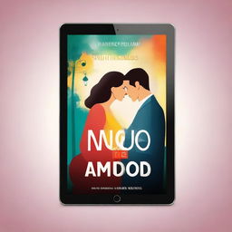 Create a professional and evocative ebook cover featuring a couple that conveys the theme 'Desilusões Modernas: Quando o Amor Não é como nos Filmes'