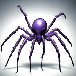 A creature of the Teratect race with a purple spider body, standing about 6 feet tall