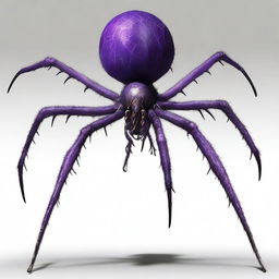 A creature of the Teratect race with a purple spider body, standing about 6 feet tall