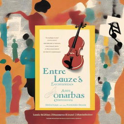 A book cover for 'Entre Luzes e Sombras: A Jornada de um Amor Verdadeiro' capturing the emotional essence of the story with a vibrant and evocative image