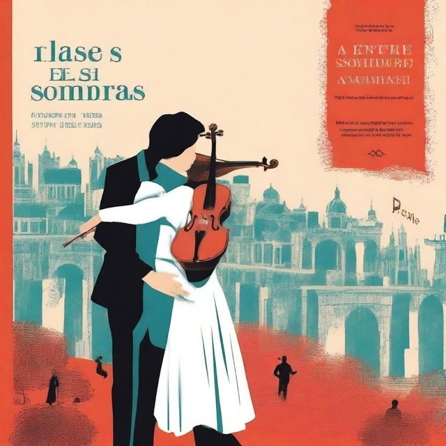 A book cover for 'Entre Luzes e Sombras: A Jornada de um Amor Verdadeiro' capturing the emotional essence of the story with a vibrant and evocative image